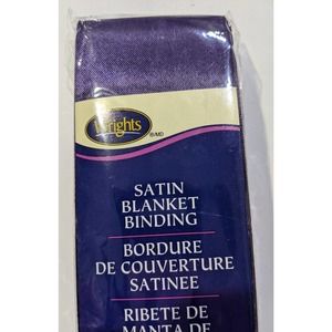 New satin blanket binding purple pc794 diy sew sewing quilt quilting